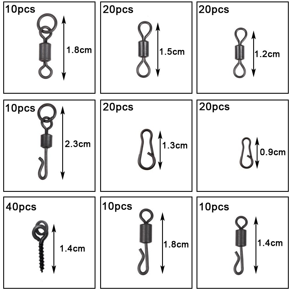 Bo-te-de-mat-riel-de-p-che-la-carpe-kit-d-accessoire-comprenant-hame-ons