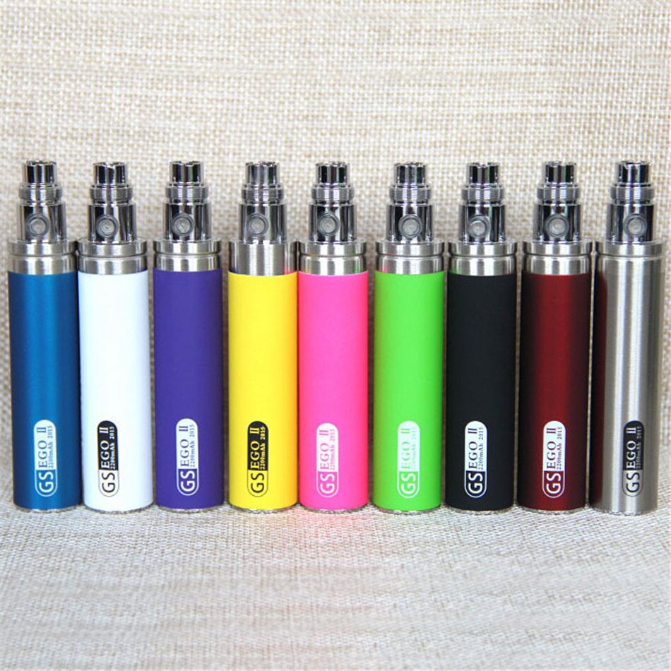 Cigarette-lectronique-9-couleurs-GS-eGo-II-batterie-2200mAh-avec-chargeur-ego-usb-pour-510-CE4