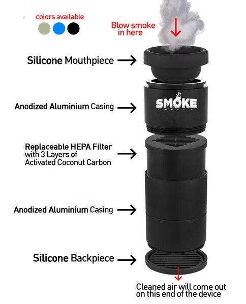 Filtre-fum-e-en-aluminium-de-haute-qualit-purificateur-d-air-personnel-avec-filtre-m-tallique