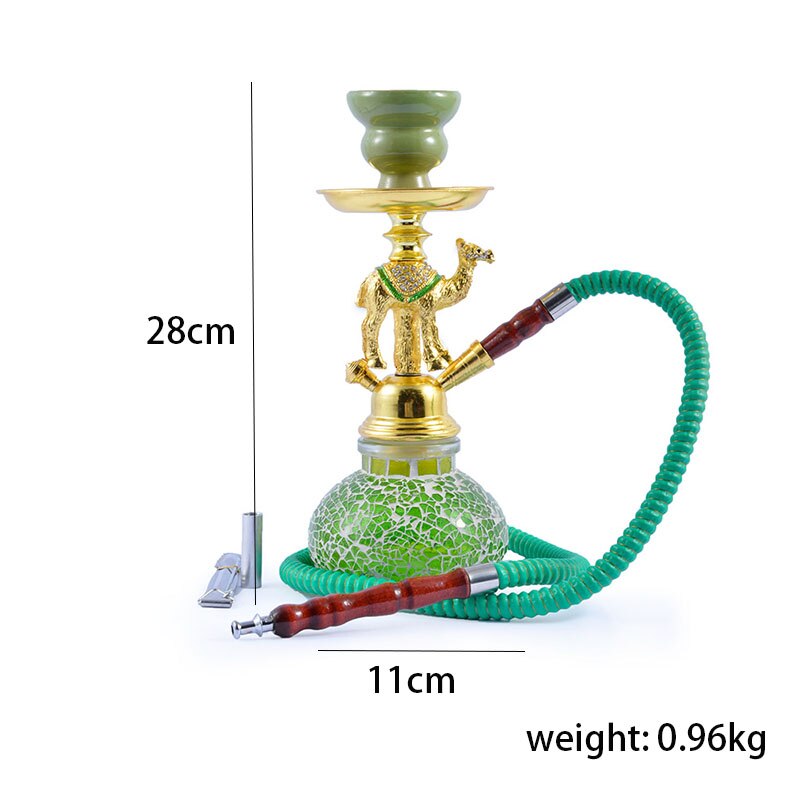 Ensemble-de-Chicha-en-verre-arabe-Bar-pour-fumer-pipe-eau-bol-en-Meth-Bong-Chicha