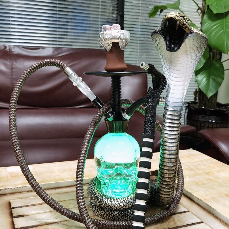 Ensemble-de-Chicha-arabe-en-r-sine-Serpentine-lampe-couleur-claire-Type-serpent-tuyau-Led-bobine