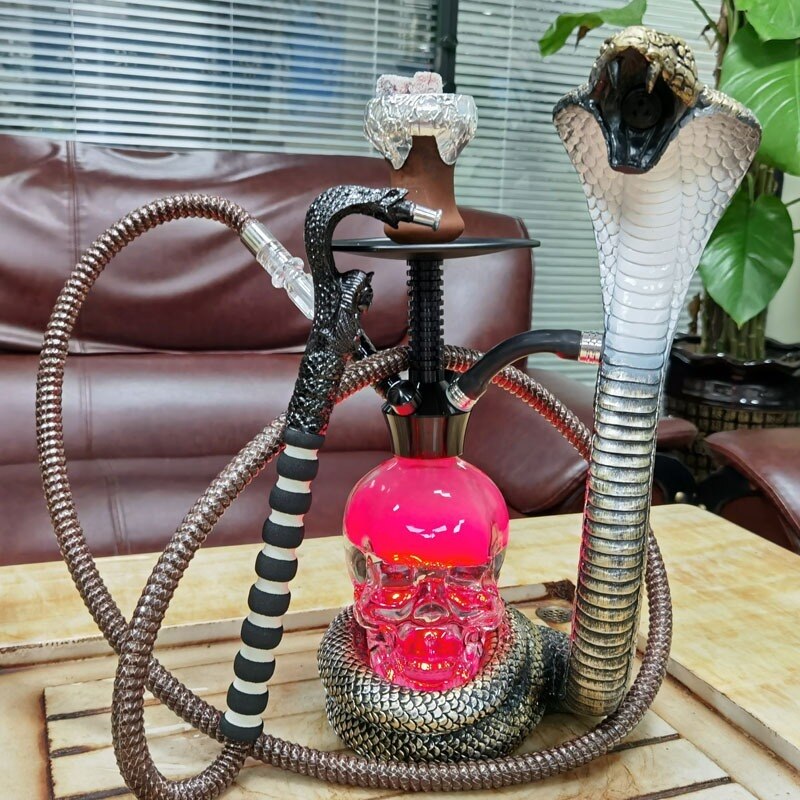 Ensemble-de-Chicha-arabe-en-r-sine-Serpentine-lampe-couleur-claire-Type-serpent-tuyau-Led-bobine