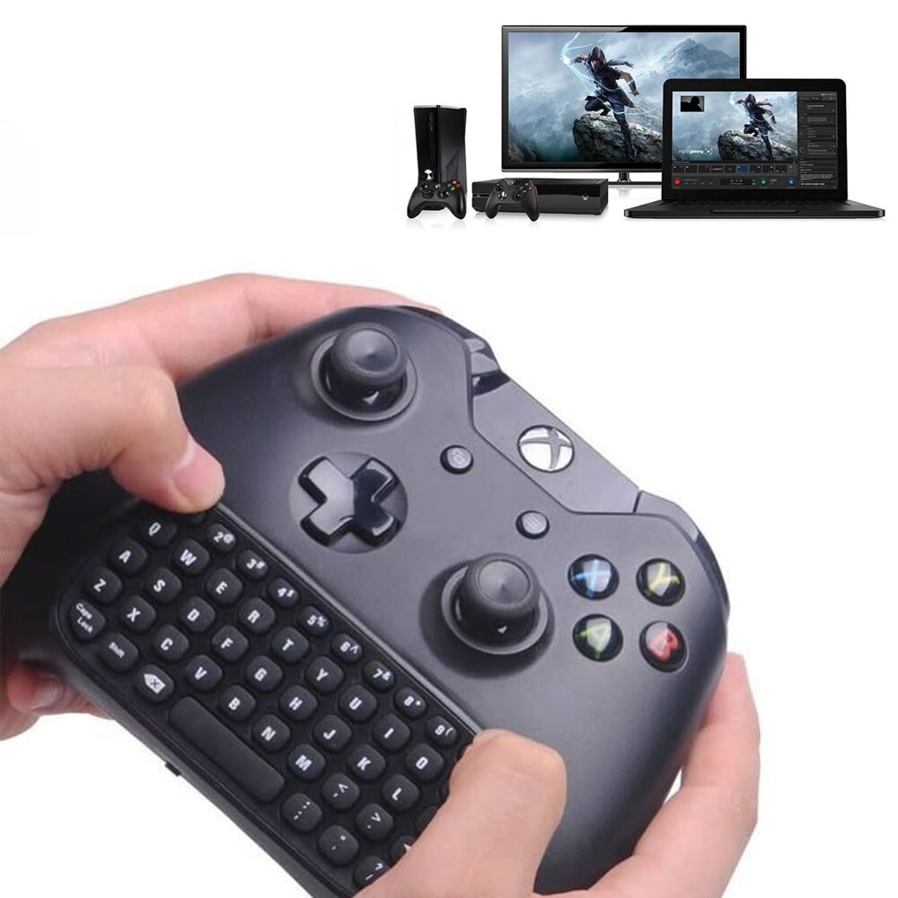 Mini-clavier-de-jeu-sans-fil-avec-prise-Audio-casque-pour-Xbox-One-Elite-Slim-Gam