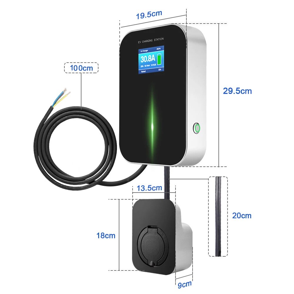 EV-Chargeur-Wallbox-Station-murale-de-recharge-pour-v-hicule-lectrique-avec-prise-de-Type-2