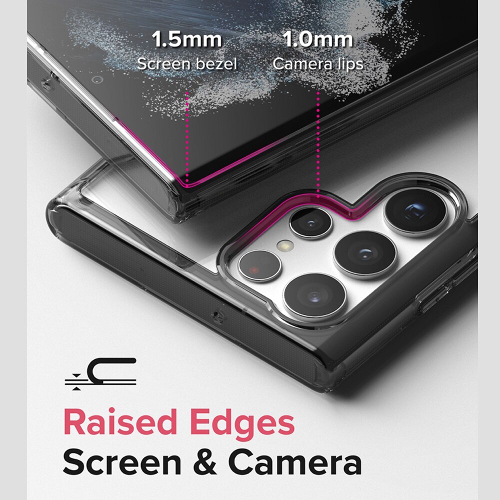 Ringke-Fusion-coque-rigide-transparente-Anti-jaunissement-pour-Samsung-Galaxy-S22-Ultra-2022-tui-cadre-souple