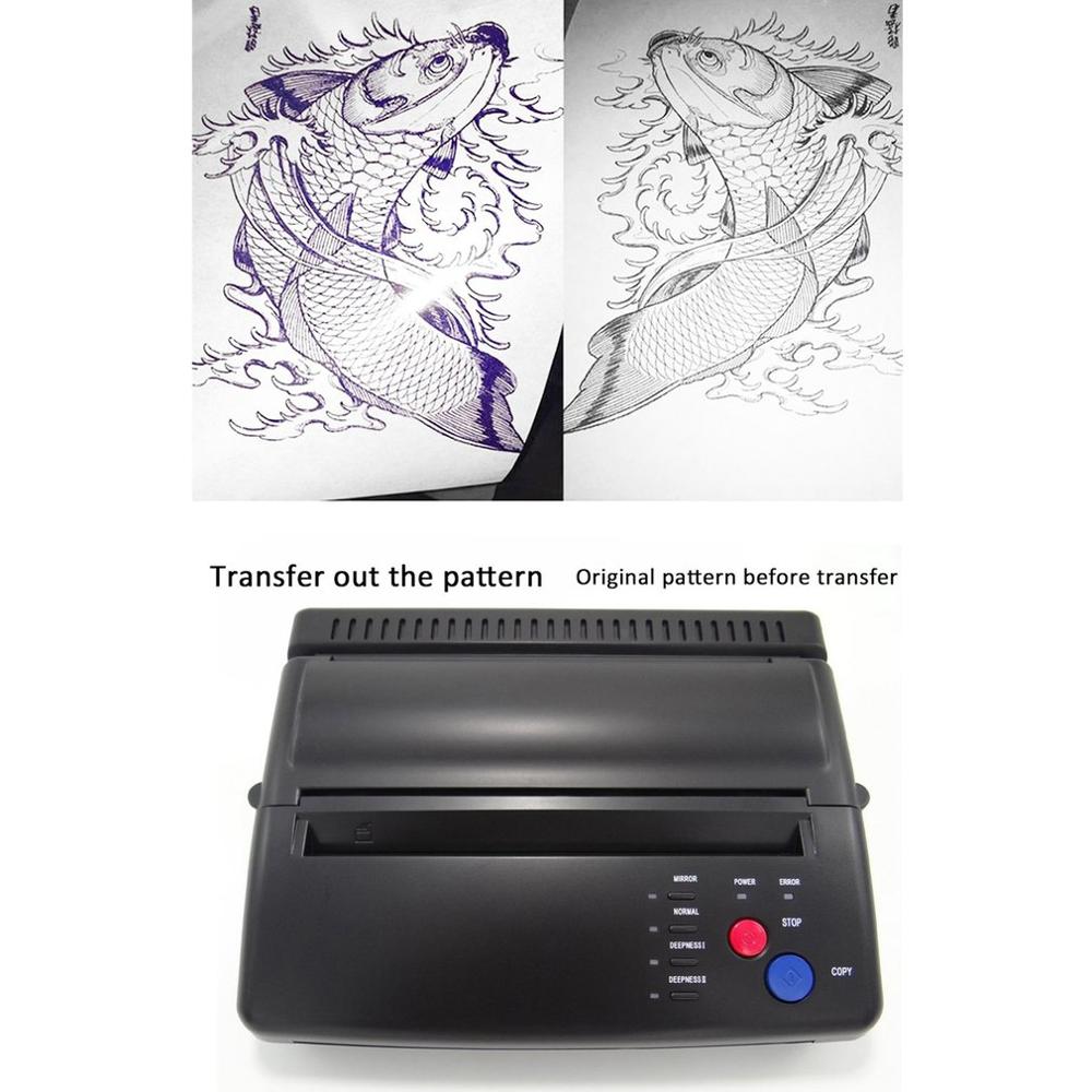 Appareil-professionnel-pour-tatouage-et-pochoir-Machine-de-transfert-photocopieur-thermique-fournitures-d-imprimante-prise-Eu