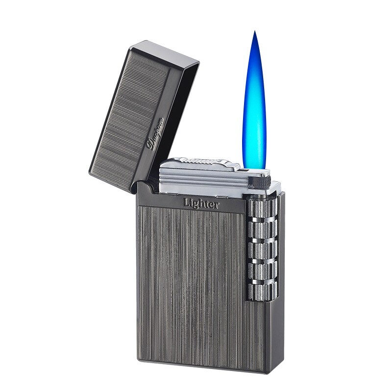 Briquet-gaz-pour-hommes-nouveau-2022-briquet-bord-carr-en-m-tal-allume-cigare-en-silex