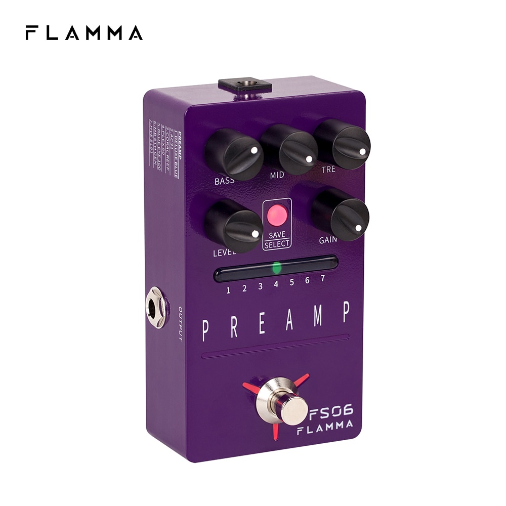 FLAMMA-p-dale-de-pr-ampli-FS06-pour-effets-de-guitare-num-rique-avec-7-mod