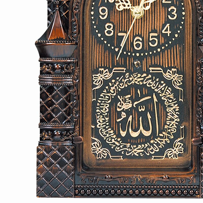 Horloge-murale-islamique-Design-de-mosqu-e-Allah-Shahadah-coran-arabe-cadeau-musulman
