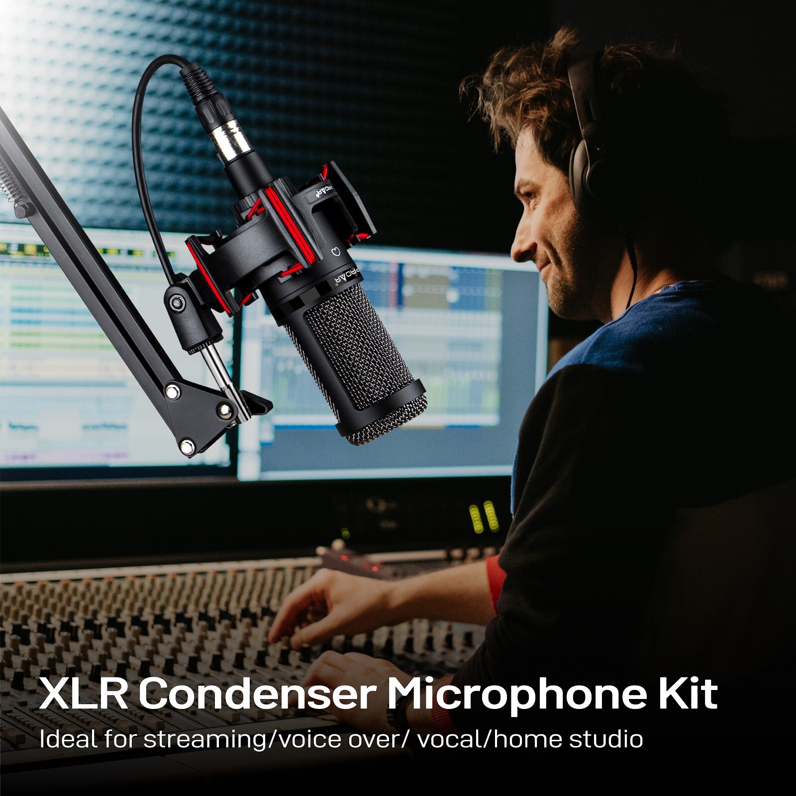 Microphone-professionnel-XLR-condensateur-pour-enregistrement-Podcast-cardio-de-Studio-Kit-pour-Streaming-jeux-chant-Youtube