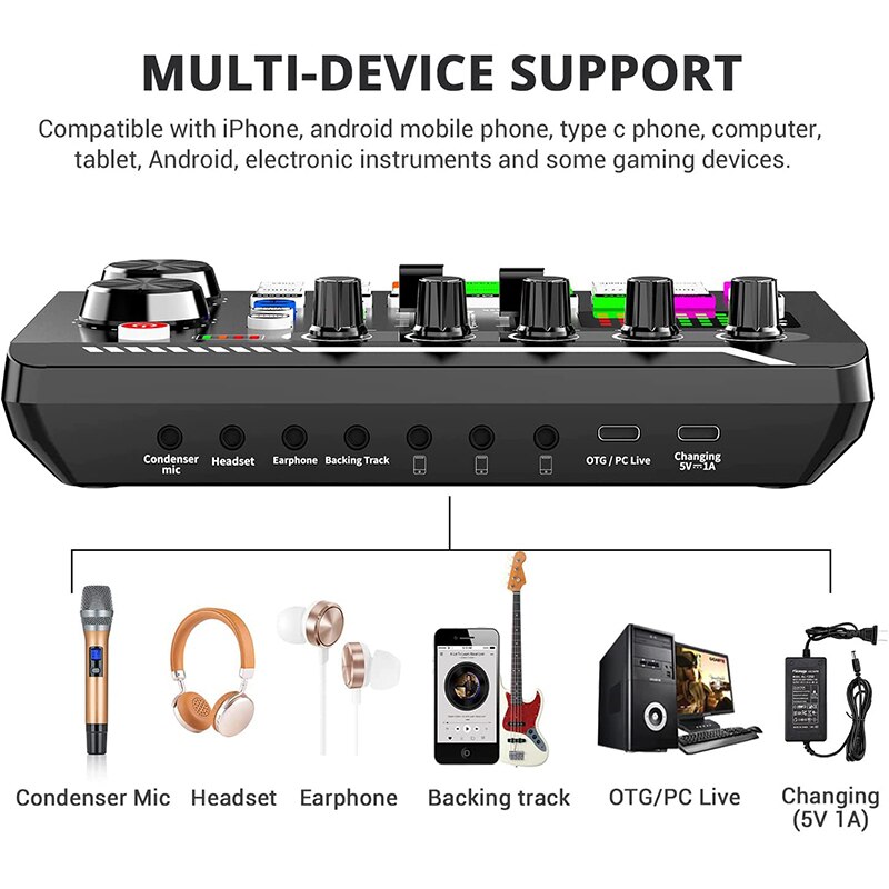 M-langeur-d-interface-Audio-DJ-professionnel-Studio-de-Production-de-Podcast-tout-en-un-Portable