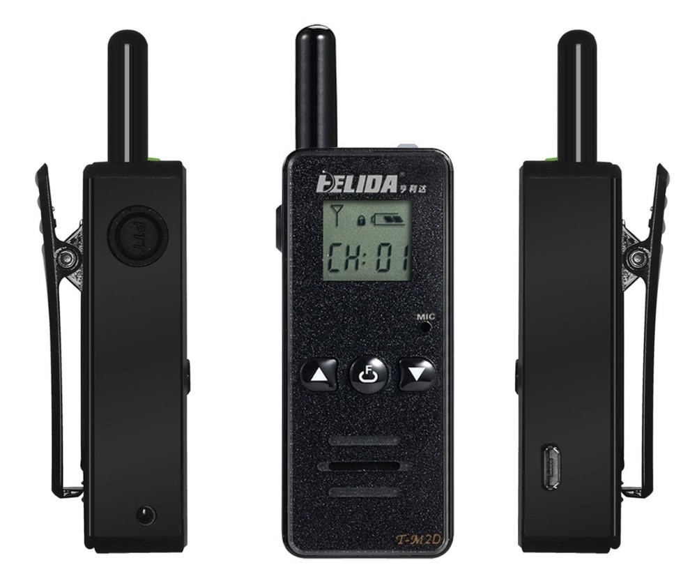 HELIDA-T-M2D-Super-Mini-talkie-walkie-2W-1-pi-ce-Radio-bidirectionnelle-FRS-GMRS-UHF