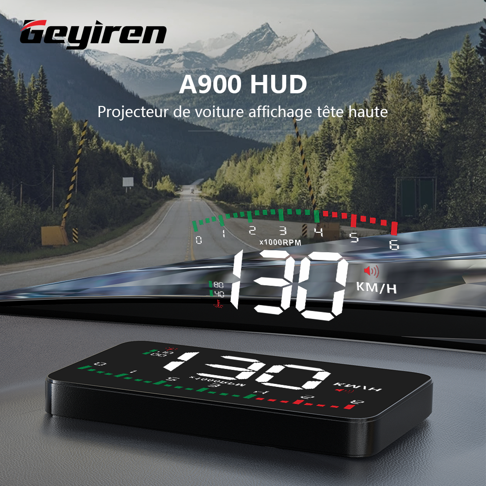 GEYIREN-projecteur-de-voiture-A900-affichage-Hud-automatique-alarme-EOBD-OBD2-affichage-t-te-haute-compteur