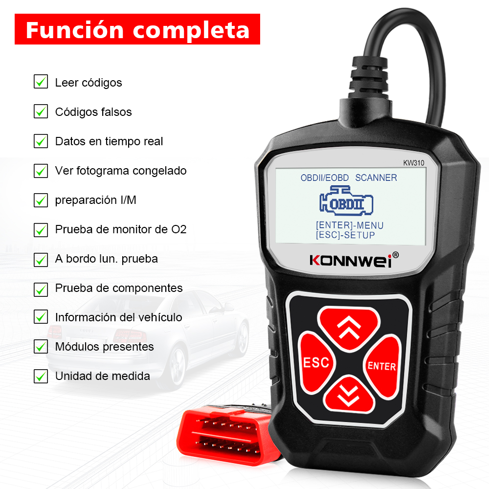 KONNWEI-Scanneur-pour-diagnostique-de-voiture-outil-de-scan-KW310-fourni-avec-c-ble-OBD-2