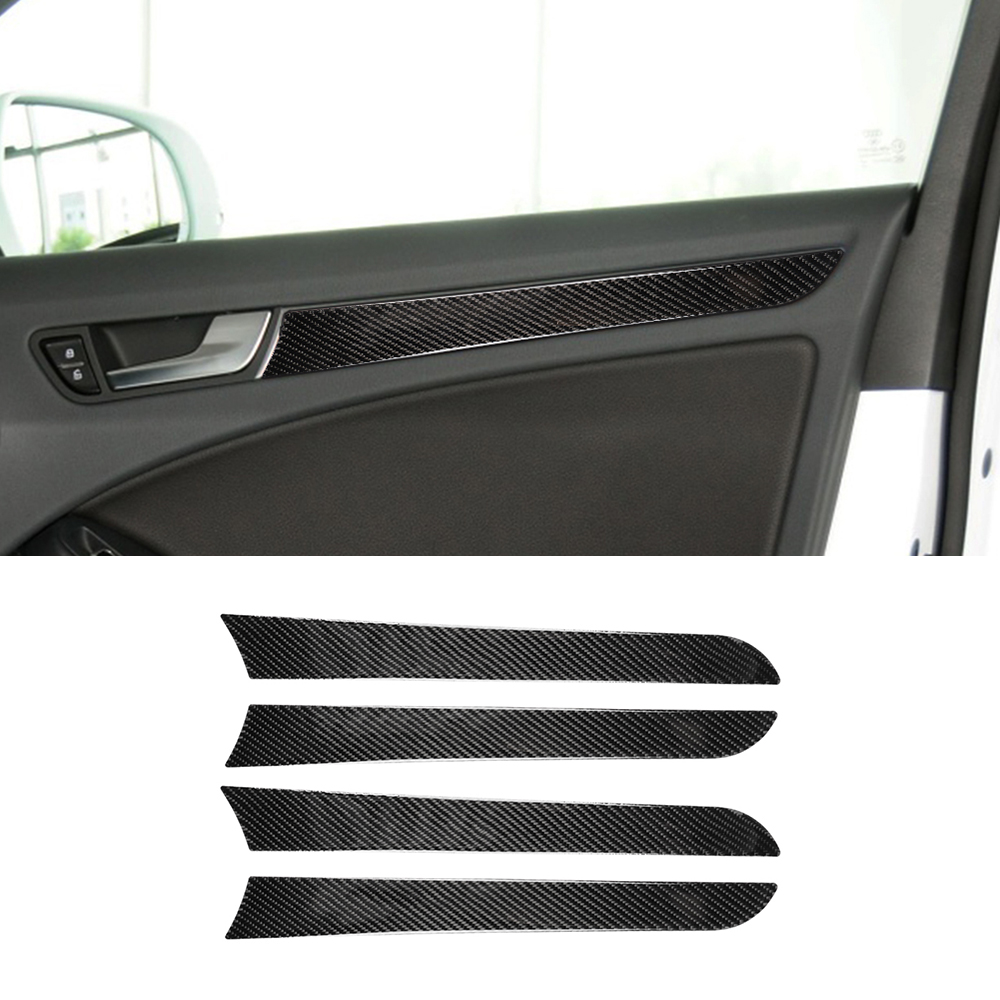 Couverture-de-d-coration-de-panneau-int-rieur-de-porte-autocollant-pour-Audi-A4-B8-2009