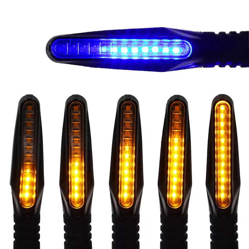 Clignotant-LED-pour-Moto-2-pi-ces-ensemble-pliable-12-SMD-clignotant-arri-re