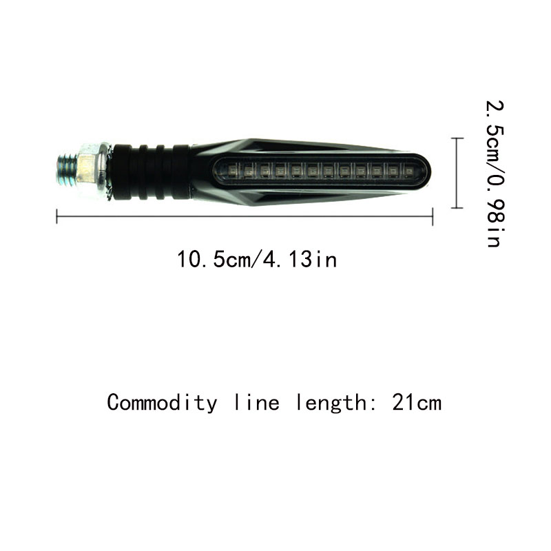 Clignotant-LED-pour-Moto-2-pi-ces-ensemble-pliable-12-SMD-clignotant-arri-re