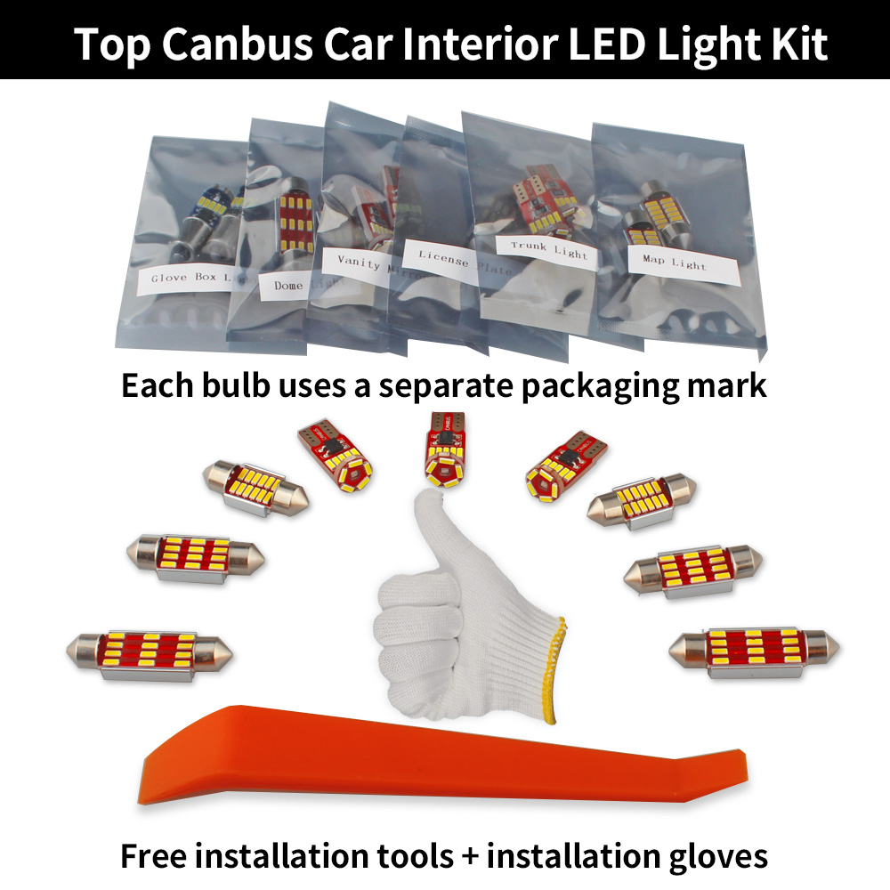 TPKE-lampe-de-plaque-d-immatriculation-LED-15X-miroir-de-courtoisie-pour-Porsche-2005-2011-s