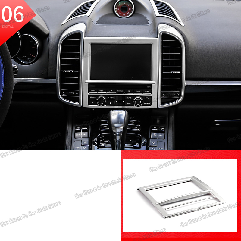 Cadre-abs-pour-tableau-de-bord-de-voiture-navigation-gps-cran-multim-dia-garnitures-pour-porsche