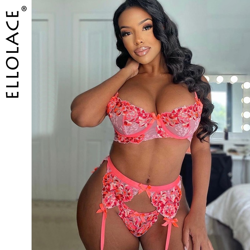 Ellolace-Lingerie-florale-Sexy-ensembles-magnifiques-exotiques-soutien-gorge-brod-armatures-string-jarretelles-sous-v-tements