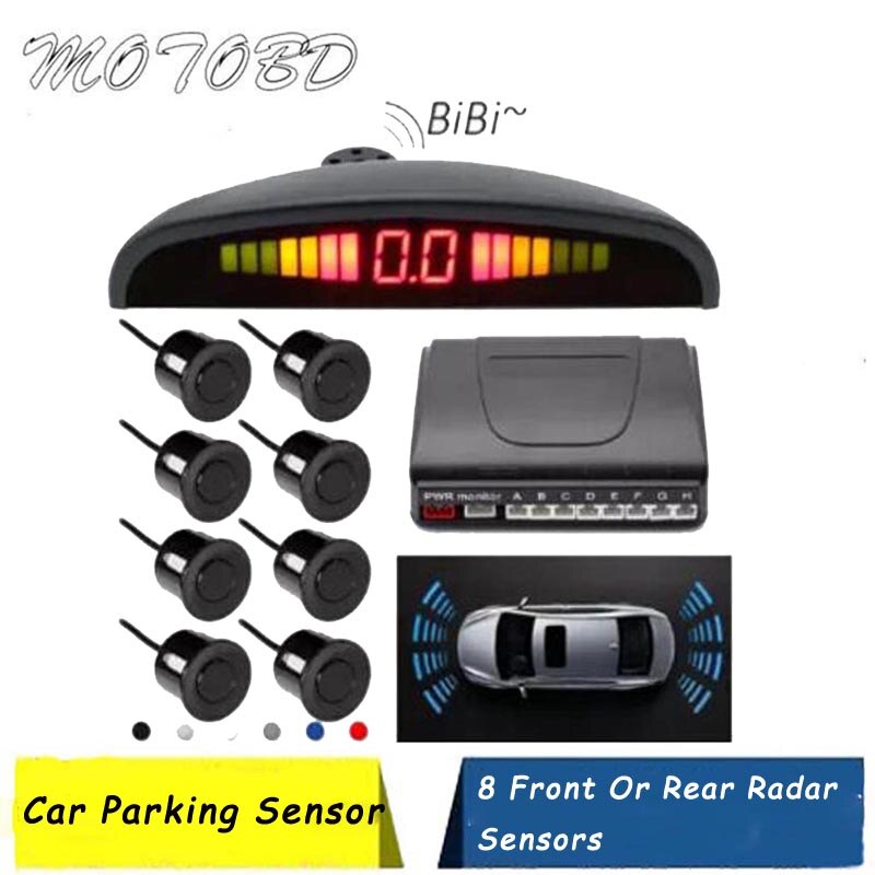 Capteur-de-stationnement-de-voiture-avec-affichage-num-rique-LED-et-8-capteurs-Radar-avant-ou