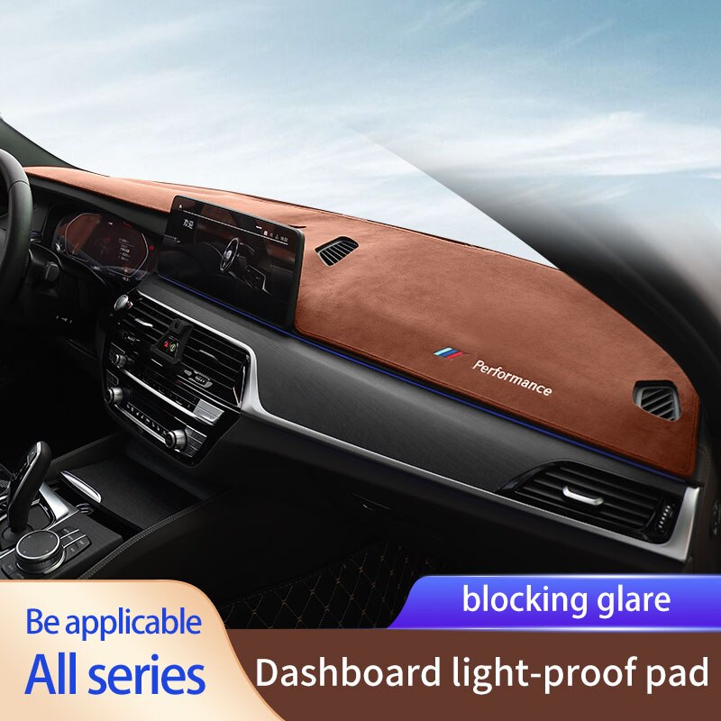 Couverture-de-tableau-de-bord-de-voiture-en-flanelle-tapis-Anti-soleil-pour-BMW-s-rie