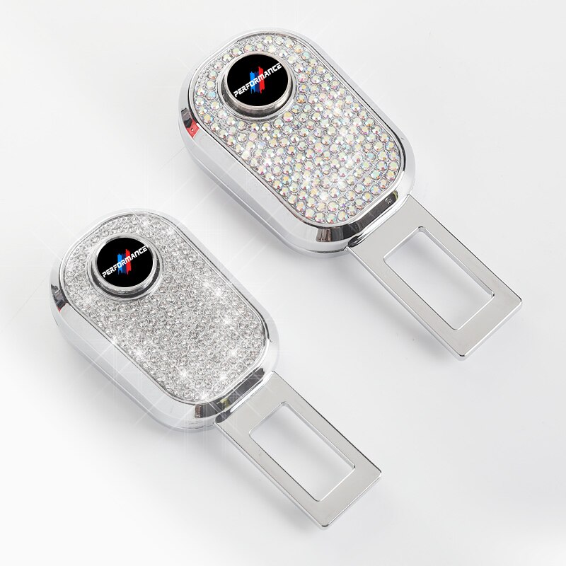 Boucle-d-extension-de-ceinture-de-s-curit-pour-voiture-en-strass-fermoir-Clip-pour-BMW