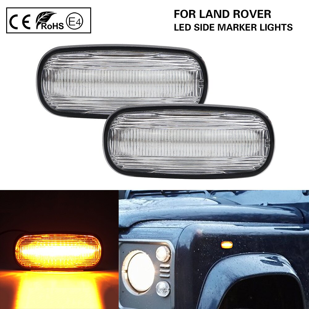 Feu-de-signalisation-lat-ral-LED-pour-Land-Rover-Defender-2007-2016-Td5-90-110-130