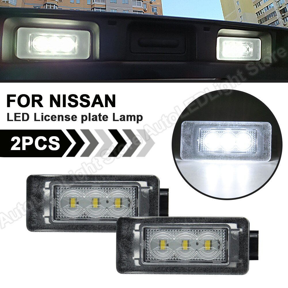 Plaque-d-immatriculation-LED-lampe-pour-Dacia-Duster-Nissan-Serena-C27-2016-2017-2018-2019-2020