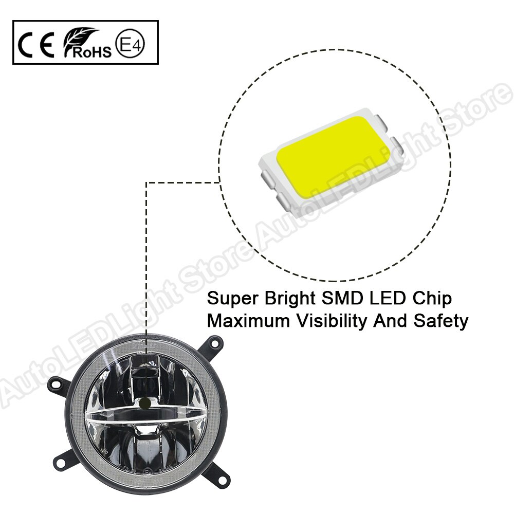 Phare-antibrouillard-LED-pour-Ford-Mustang-GT-2005-2006-2007-2008-2009-2005-2-pi-ces