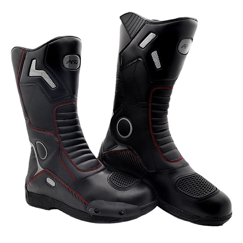 Bottes-de-Motocross-imperm-ables-pour-hommes-chaussures-tout-terrain-pour-motocycliste-chaudes-en-cuir-hiver