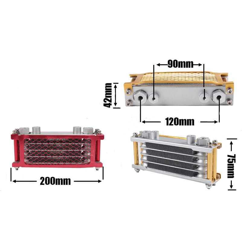 Radiateur-de-refroidissement-d-huile-pour-moto-pour-Dirt-Pit-Bike-Monkey-Bike-moteur-ATV-50cc