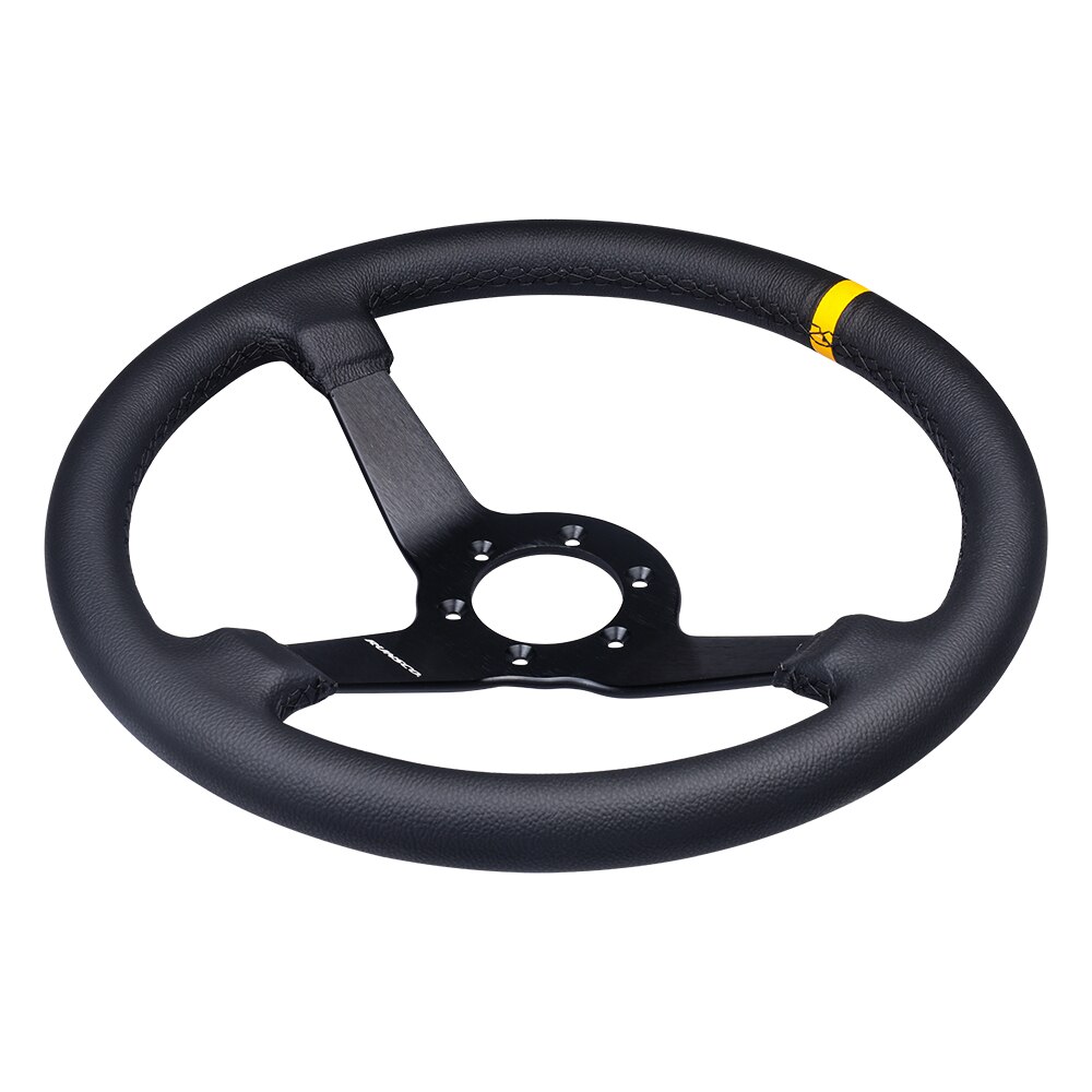 Volant-de-voiture-universel-350mm-14-pouces-en-daim-cuir-v-ritable-simulateur-de-jeu-de