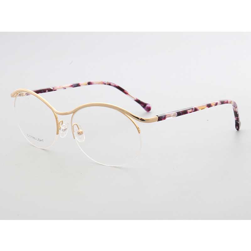 YOUTOP-lunettes-demi-bord-pour-femmes-monture-anti-rayons-bleus-rondes-la-mode-en-acier-inoxydable