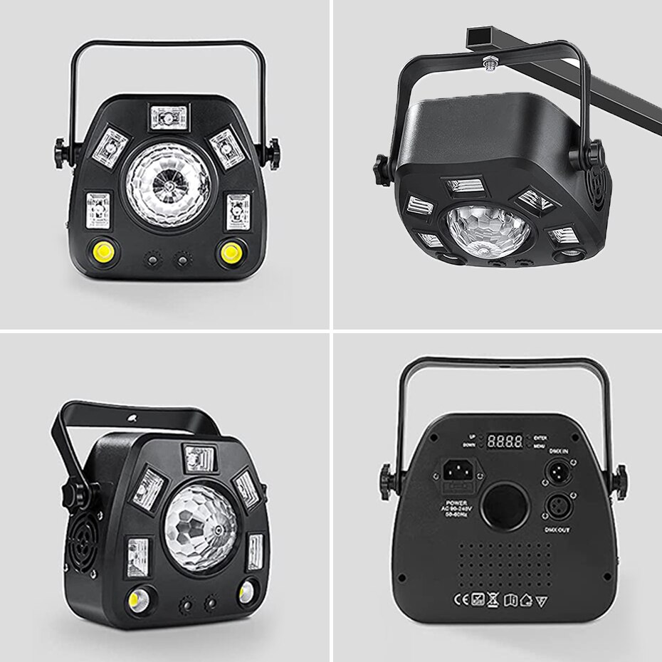 Projecteur-Laser-distance-ALIEN-DMX-boule-magique-stroboscopique-UV-4-en-1-effet-d-clairage-de