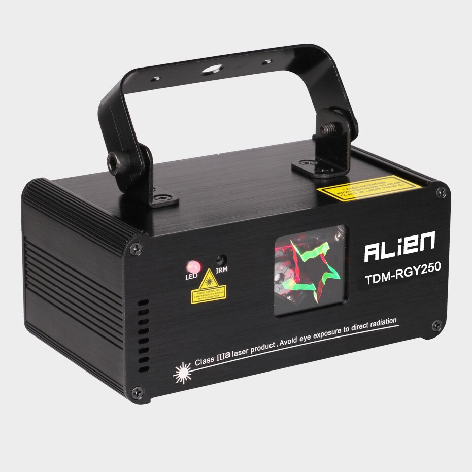 ALIEN-projecteur-Laser-3D-RGY-DMX512-de-250mW-Scanner-distance-pour-DJ-Disco-f-te-de