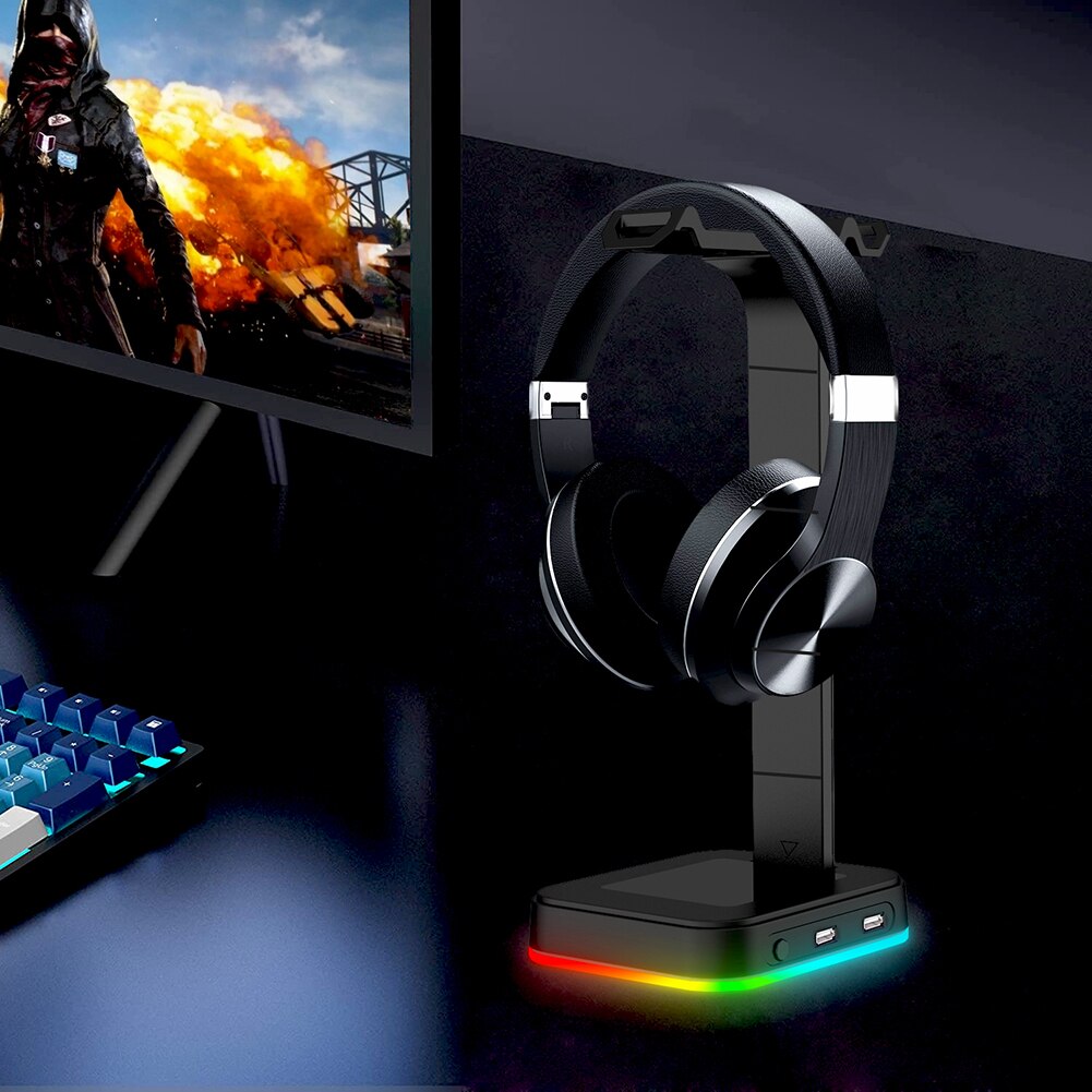 Pr-sentoir-pour-couteurs-RGB-avec-2-Ports-de-chargement-USB-support-pour-couteurs-de-Gamer