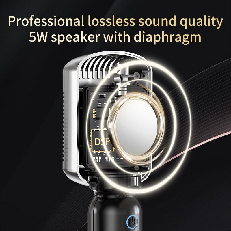 Microphone-r-tro-Microphone-Portable-classique-condensateur-karaok-Bluetooth