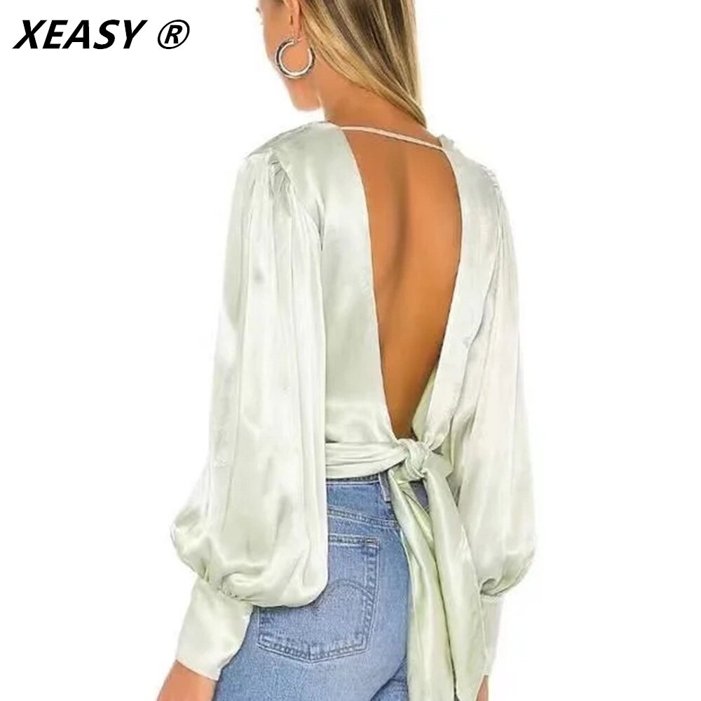 XEASY-chemisier-en-Satin-manches-longues-pour-femmes-l-gant-Sexy-dos-nu-col-en-V