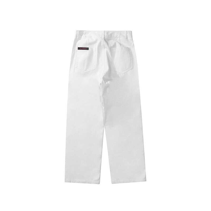 Pantalon-droit-d-contract-pour-hommes-et-femmes-Y2K-boutons-lat-raux-lettres-blanc-noir-Harajuku