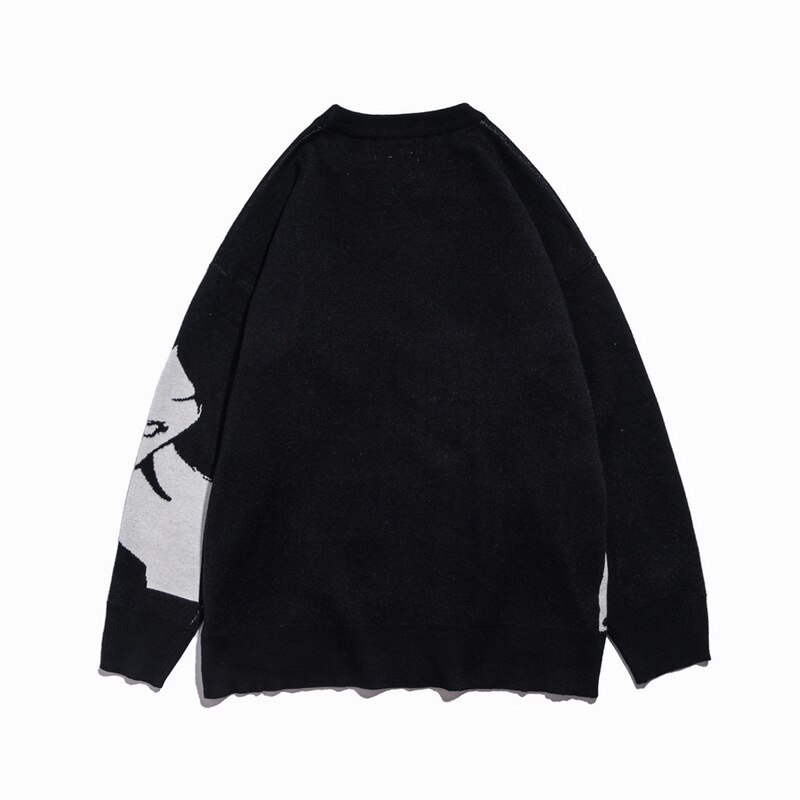 Pull-en-tricot-d-contract-pour-homme-et-femme-Streetwear-japonais-dessin-anim-Harajuku-ample-automne