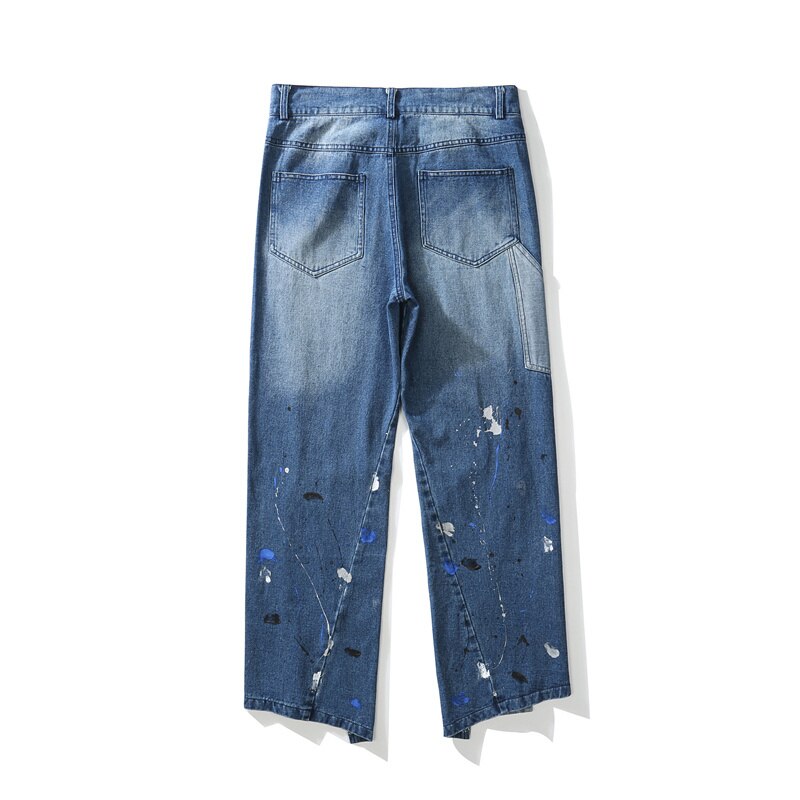 Pantalon-en-jean-d-lav-irr-gulier-pour-hommes-et-femmes-style-Hip-Hop-jambes-droites