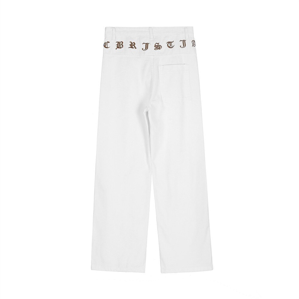 Pantalon-d-chir-rabat-pour-hommes-et-femmes-Streetwear-d-lav-surdimensionn-d-contract-avec-lettres