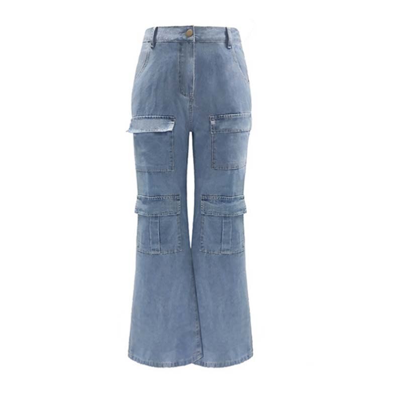 Jean-Baggy-taille-haute-pour-femmes-pantalon-en-Denim-grande-poche-jambes-larges-droites-Streetwear-Vintage