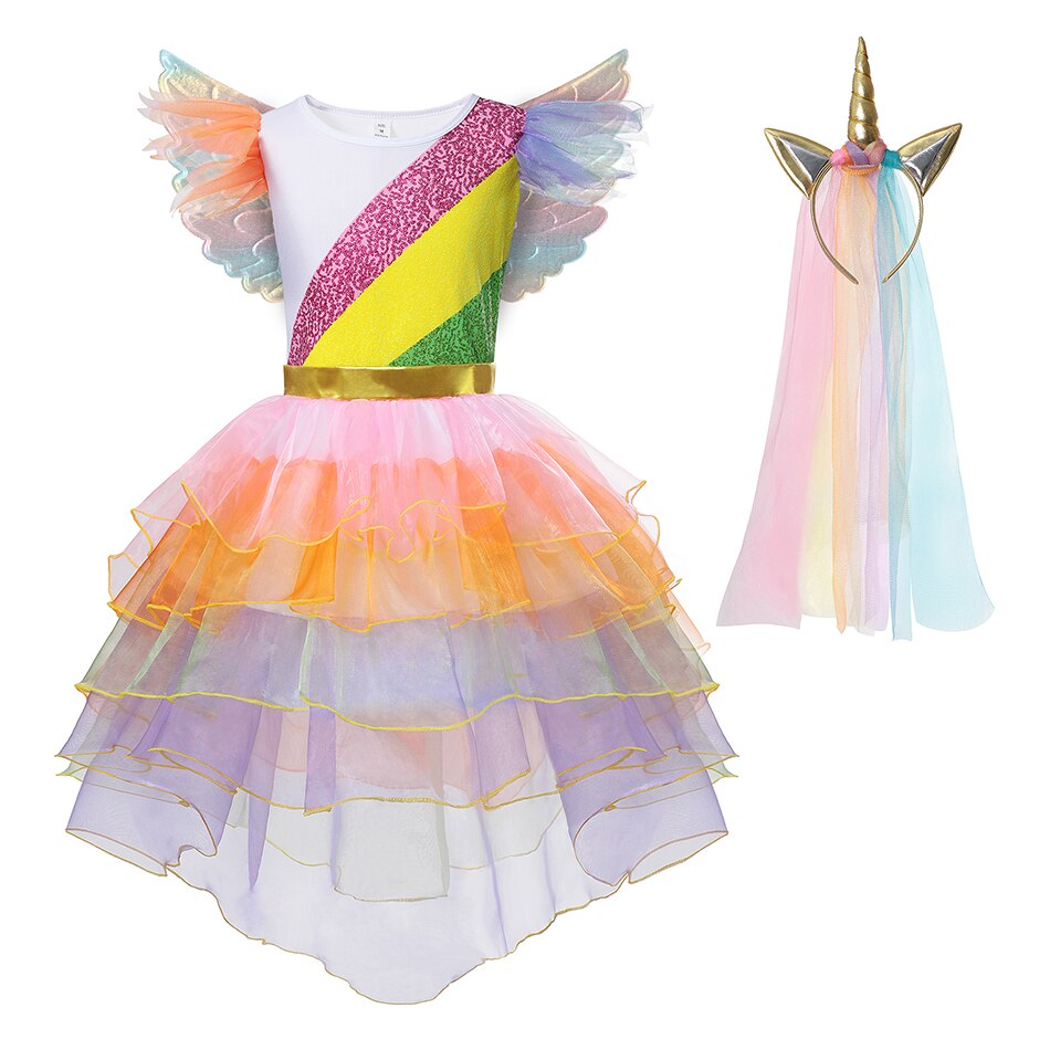 D-guisement-de-licorne-pour-filles-robe-de-bal-d-halloween-tenue-de-princesse-Cosplay-pour