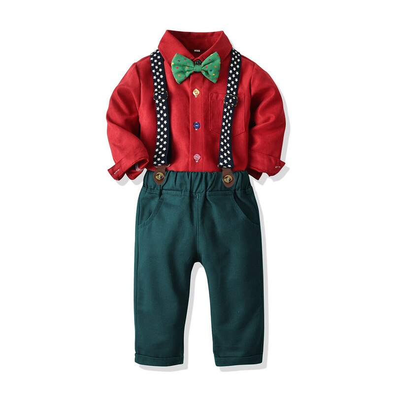 Ensemble-de-v-tements-de-no-l-pour-nouveau-n-gar-on-barboteuse-tenue-pour-enfants