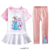 Robe-t-shirt-manches-courtes-pour-filles-Leggings-et-pantalons-la-mode-pour-enfants-v-tements