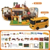 Koala-Tour-Bus-maison-de-poup-e-artisanat-cr-atif-Animal-Miniature-Mini-lapin-ours-ensemble