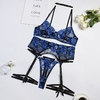 Yimunancy-ensemble-de-Lingerie-brod-e-fleurs-pour-femmes-3-pi-ces-bleu-Sexy-ensemble-rotique