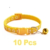 Collier-de-s-curit-en-Nylon-pour-chien-et-chat-lot-de-10-pi-ces-jaune